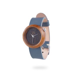 Kama Watch Jam Tangan Kayu Jati Dial Hitam