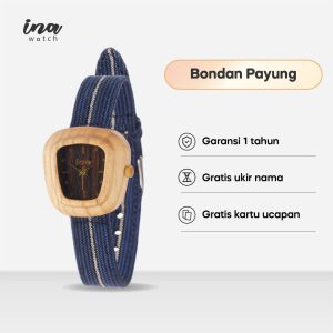 INA Watch Jam Tangan Kayu Sungkai Seri Bondan Payung